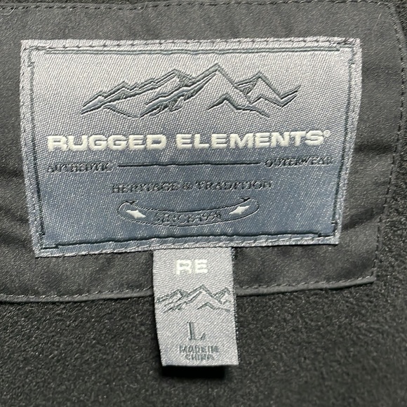 Rugged Elements Large Mens Fleece Lined Jacket - Picture 7 of 10